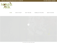 Tablet Screenshot of noahs-ark.org